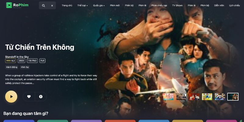 Nếu phim không thể phát, hãy thử đổi server